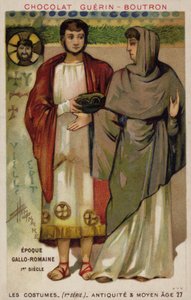 Costumes de la Gaule romaine, 1er siècle - French School